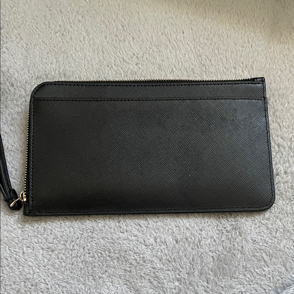 Kate Spade Black Zip Wristlet - Picture 2 of 3